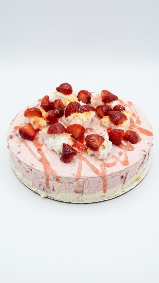 Strawberry Shortcake Ice Cream Cake