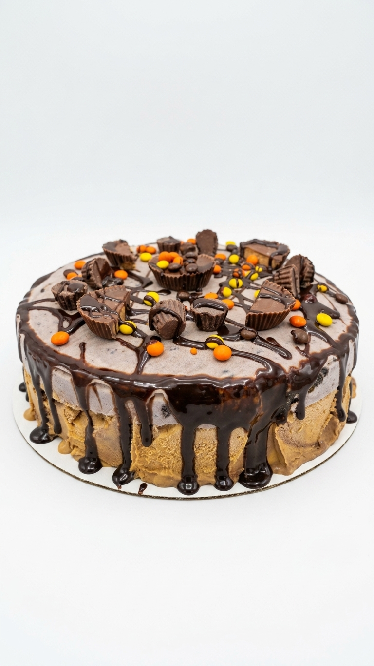 Peanut Butter Lovers Ice Cream Cake
